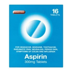 ASPAR ASPIRIN TABLETS 16S PK12 MLR