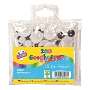 ART BOX 200 GOOGLY EYES