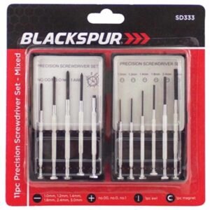 BLACKSPUR 11 PCE SCREWDRIVER PRECISION BOTH