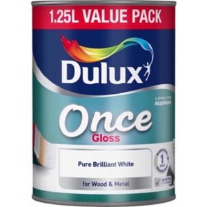 DULUX ONCE GLOSS PBW 1.25L