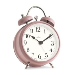 ACCTIM SHEFFORD ALARM CLOCK DUSTY ROSE