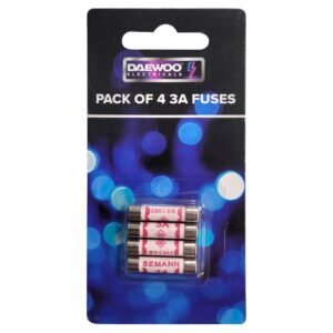 DAEWOO FUSES 3AMP CARDED EACH
