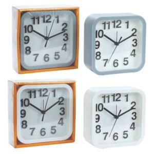 KINGAVON ALARM CLOCK SQUARE ASSORTED