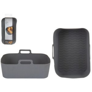 AIR FRYER SILICONE LINER RECT 20.5x13x7 CM