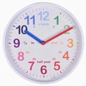 ACCTIM WICKFORD KIDS WALL CLOCK WHITE june