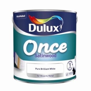 DULUX ONCE SATINWOOD PBW 2.5L