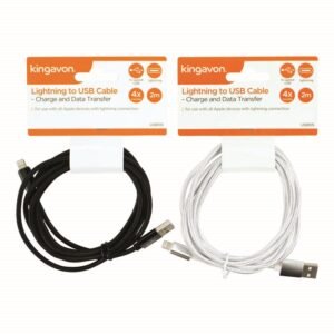KINGAVON 2M LIGHTNING TO USB CABLE