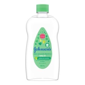 JOHNSONS BABY OIL ALOE 500ML PK6