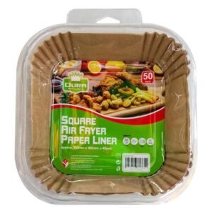 AIR FRYER PAPER LINER SQUARE 16X4.5CM 50PCE