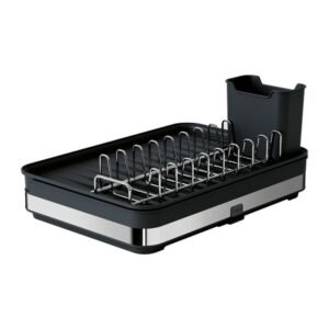 CASA & CASA EXPANDING DISH RACK BLACK