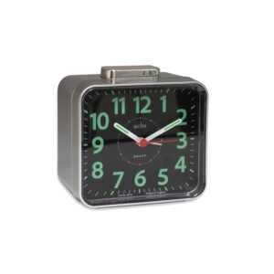 ACCTIM PARKER BLACK ALARM CLOCK