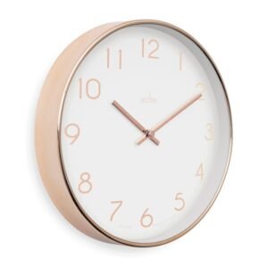 ACCTIM ELMA CLOCK WHITE