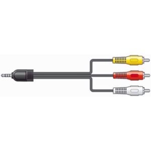 AVSL 3.5MM M-3RCA VIDEO LEAD .0M 112120