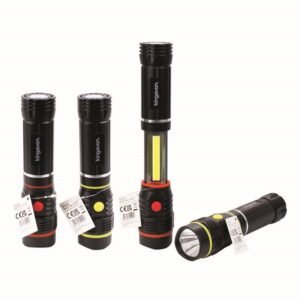 KINGAVON 3W EXTENDABLE COB TORCH AND WORKLIGHT