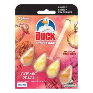 TOILET DUCK RIM BLOCK COSMIC PEACH PK8