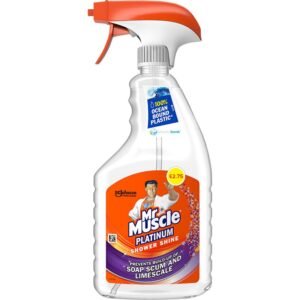 MR MUSCLE PLATINUM SHOWER SPRAY 750ML PK6