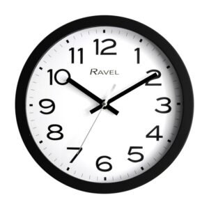 RAVEL KITCHEN WALL CLOCK BLACK 25CM