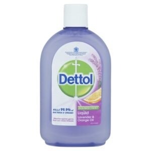 DETTOL DISINFECTANT LIQUID LAVENDER & ORANGE OIL 500ML PK6