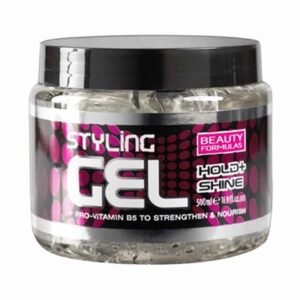 BF HAIR STYLING GEL HOLD & SHINE 500ML PK12