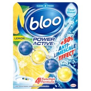 BLOO POWER ACTIVE TOILET RIM BLOCK LEMON PK6