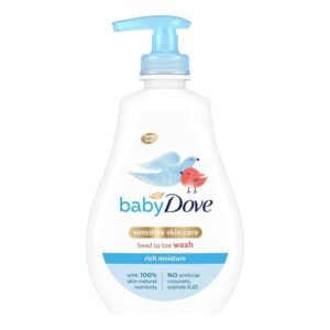 DOVE BABY WASH HEAD TO TOE MOISTURE 200ML PK6