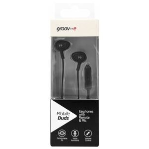 MOBILE BUDS EARPHONES WITH REMOTE MIC BLACK