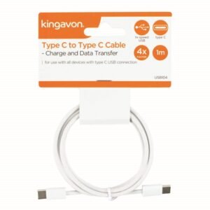 KINGAVON 1M TYPE C TO TYPE C CABLE