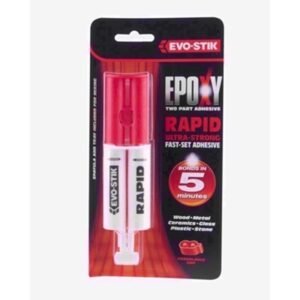 EVOSTIK EPOXY RAPID ADHESIVE SYRINGE 25ML
