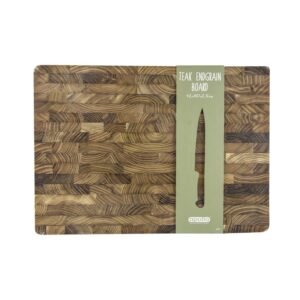 APOLLO ENDGRAIN TEAK BOARD 42x30CM