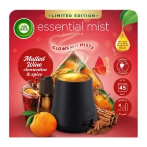 AIRWICK ESSENTIAL MIST KIT MULLED WINE PK4