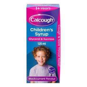 CALCOUGH CHILDREN COUGH & THROAT SYRUP BLACKCURRANT 125ML PK6
