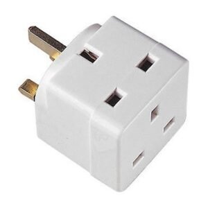 POWERPLUS TWIN PLUG ADAPTOR PACK OF 10