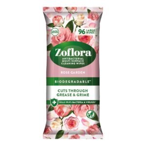 ZOFLORA CLEANING WIPES ROSE GARDEN 96S PK8
