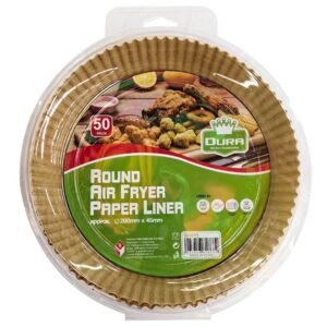 AIR FRYER PAPER LINER ROUND 20X4.5CM 50PCE