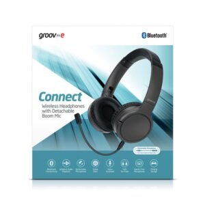 GROOV-E JABBER WIRELESS HEADPHONE WITH BOOM MIC