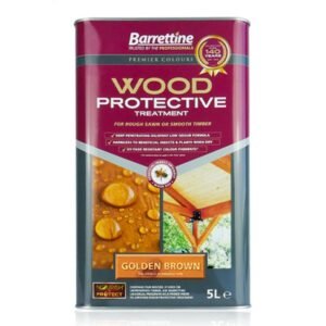 BARRETTINE BROWN WOOD TREATMENT GOLD 5LT