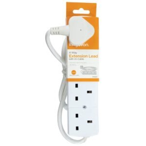 KINGAVON 4 WAY EXTENSION LEAD 1M
