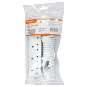 KINGAVON 4 WAY 5M EXTENSION LEAD
