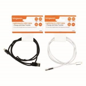 KINGAVON 1M LIGHTING TO USB CABLE