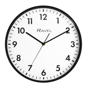 RAVEL LIVING WALL CLOCK BLACK 30CM
