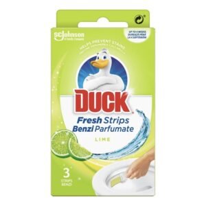 TOILET DUCK POWER STRIPS LIME 27G PK10