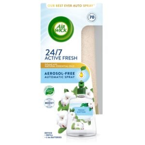 AIRWICK ACTIVE FRESH COMPLETE KIT COTTON PK4