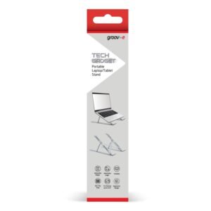 GROOV-E FOLDING LAPTOP STAND FOR DESK ALUMINIUM-ALLOY