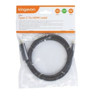KINGAVON 1.8M TYPE C TO HDMI LEAD
