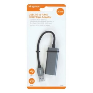 KINGAVON USB 3.0 TO RJ45 1000MBPS ADAPTOR