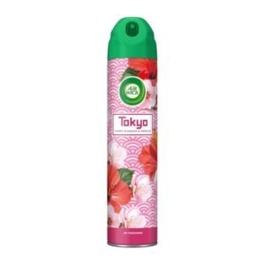 AIRWICK AIR FRESHENER TOKYO CHERRY BLOSSOM & HIBISCUS 300ML PK6
