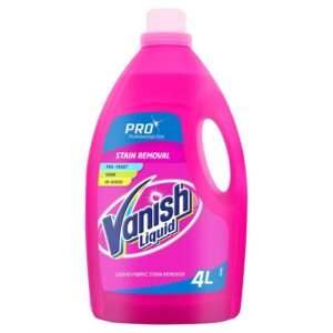 VANISH LIQUID STAIN REMOVER 4LTR PK4