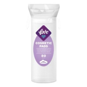 LOVE COSMETIC PADS 80S PK12