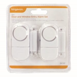 KINGAVON 2PCE DOOR AND WINDOW ENTRY ALARM SET