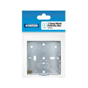 STATUS 1 GANG 16MM METAL PATTRESS BOX